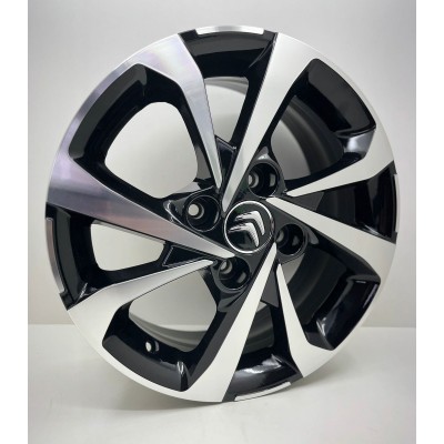 RODA KR S43 CITROEN 15X6 4X108 PRETO DIAM